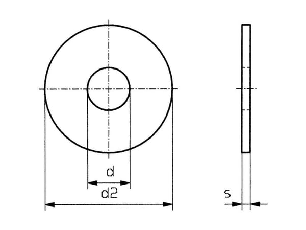 Avstandsskive 3,2 mm, 9 mm, rustfritt stål A2, 100 stk TOOLCRAFT 3,2 D9021-A2 194716