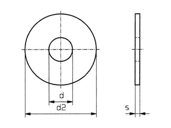 Mellomleggsskive 2,7 mm 8 mm rustfritt stål 100 stk TOOLCRAFT 2,7 D9021-A2 194711