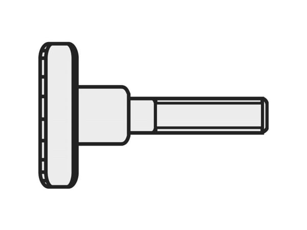 TOOLCRAFT fingergrepsskruer M3*12 D464-5.8:A2K 194770 DIN 464 stål galvanisert 10 stk