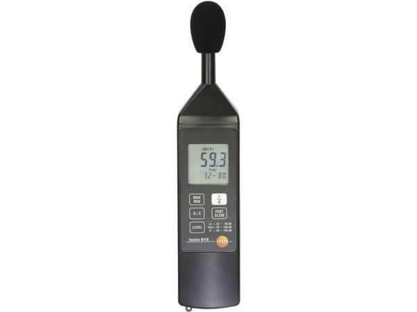 Testo 815, Digitalt, A-vektende, C-weighting, Hurtig, Sakte, 32 - 130 dB, 1 dB, 0,1 dB