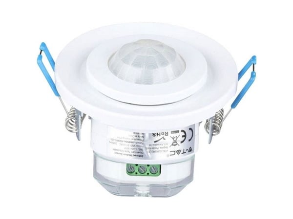 V-tac IR rörelsesensor, takmonterad, 360°, vit