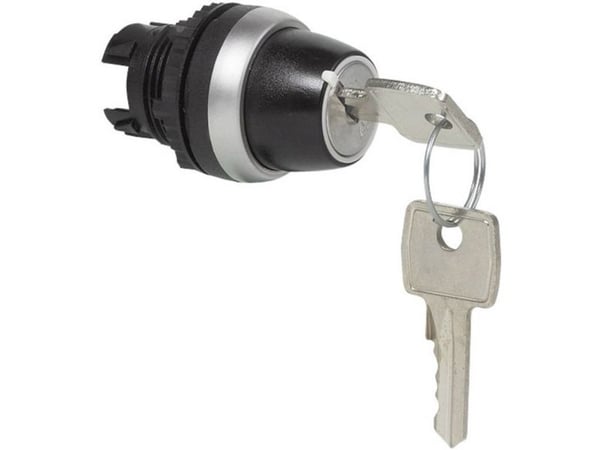 BACO BAL21LF00 L21LF00 Avainkytkin Eturengas muovia, kromattu 1 x 90° 1 kpl