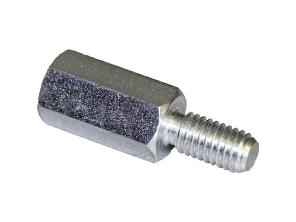 PB Fastener distans-/avståndshylsa S47040X20 (L) 20 mm M4 x 9 M4 x 8 stål förzinkat 10 st