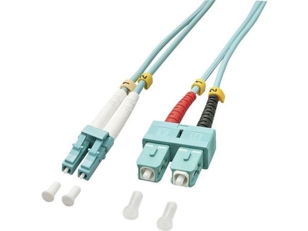 Lindy 15m OM3 LC - SC Duplex, 15 m, OM3, LC, SC, LC, SC