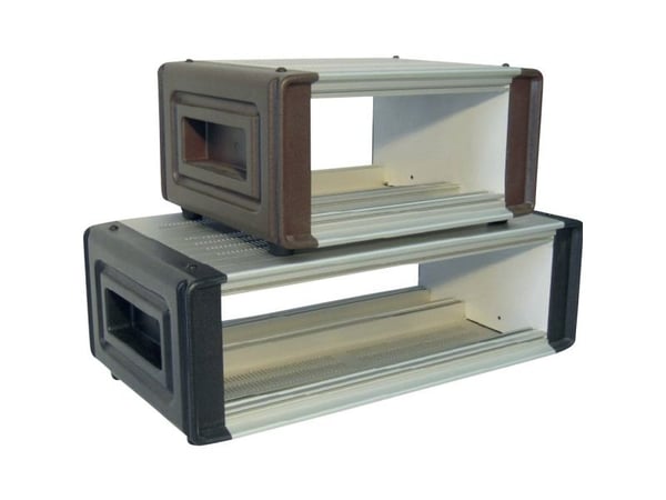 Proma 133 040c laboratoriekabinett (B x H x D) 280 x 165 x 280 mm aluminium (anodisert), brun 1 stk
