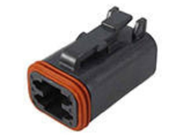 TE Connectivity DT06-4S-CE02 rundstift-tilkobling, rett samlet polantall: 4, serie DT