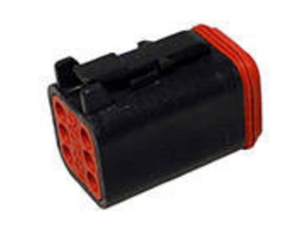 TE Connectivity DT06-6S-P012 rundkontakt, rett, samlet poltal: 6, serie DT
