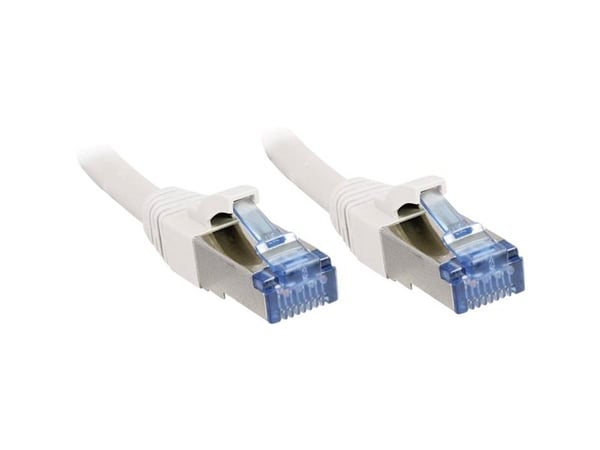 Lindy 47191, 0,5 m, Cat6a, S/FTP (S-STP), RJ-45, RJ-45, Hvit
