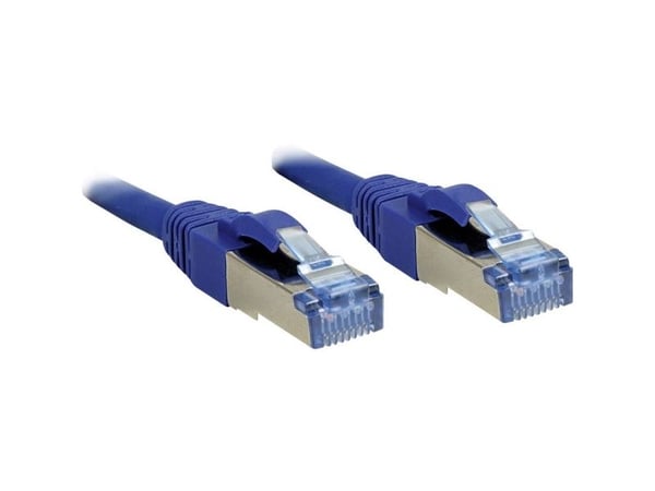 Lindy 47152, 7,5 m, Cat6a, S/FTP (S-STP), RJ-45, RJ-45, Blå