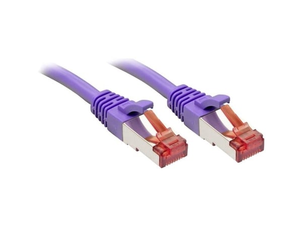 Lindy 47822, 1 m, Cat6, S/FTP (S-STP), RJ-45, RJ-45, Lilla