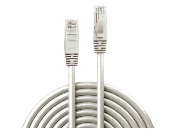 Lindy 48003, 2 m, Cat6, U/UTP (UTP), RJ-45, RJ-45, Grå
