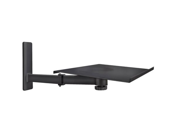myWall H 20 S, svart, 1 hylla, 35 kg, vägg, 370 mm, 300 mm