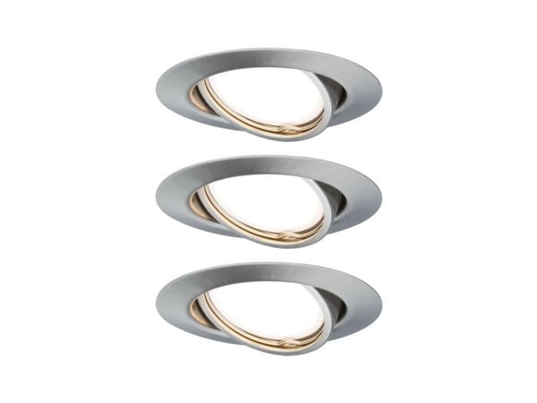 Paulmann 934.20, GU10, 3 lamppu(a), LED, 15 W, 350 lm, Metallinen