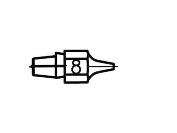 Weller DX 118 loddesugedyse varmluftsdyse, spissstørrelse 0,7 mm, spisslengde 18 mm, 1 stk
