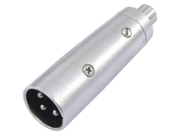 Omnitronic 30226566, RCA, XLR, Silver