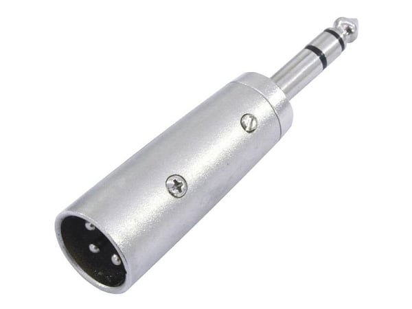 Omnitronic 30226455, 3-pin XLR, 6.3 mm, Sølv