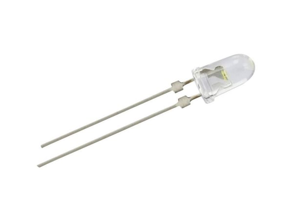 Nichia NSPU510CS UV-LED 375 nm 5 mm säteittäisellä johdolla varustettuna