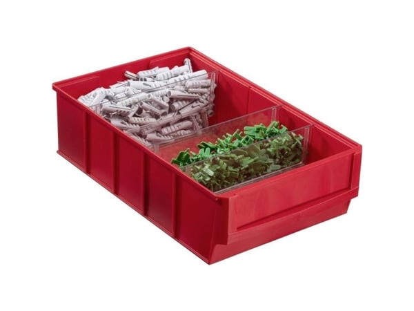Allit 456531 oppbevaringskasser (L x B x H) 185 x 300 x 81 mm rød 1 stk