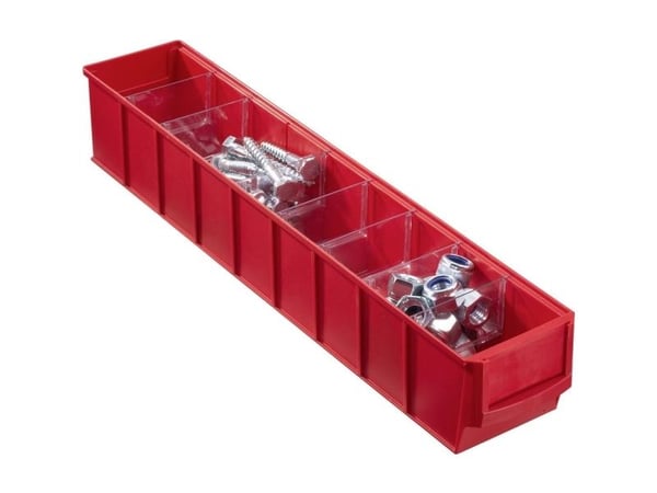 Allit 456561 oppbevaringskasser (L x B x H) 91 x 500 x 81 mm Rød 1 stk