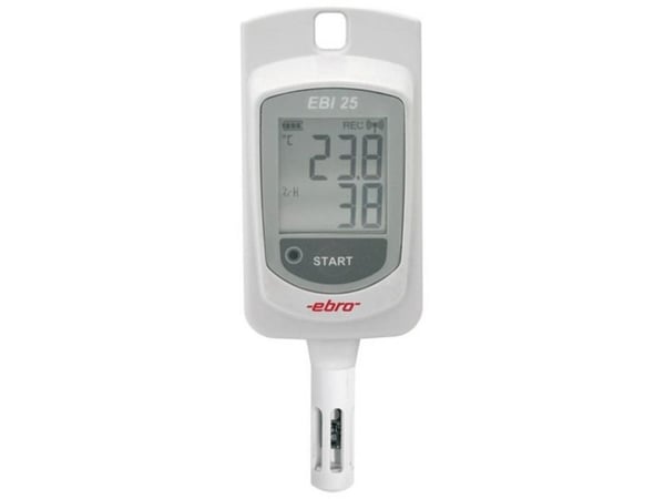 ebro 1340-6202 EBI 25-TH multi-datalogger - måler temperatur og luftfuktighet - -30 til 60 °C, 0 til 100 % RF