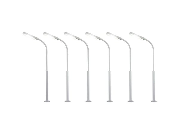 Viessmann Modelltechnik H0 halvbuet lygtemast enkel ferdig modell 60906 (1 sett)