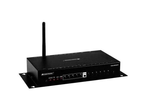 Omnitronic CIA-40WIFI, 3.0 kanaler, 25 W, D, 0,04%, 80 dB, 20 - 20000 Hz