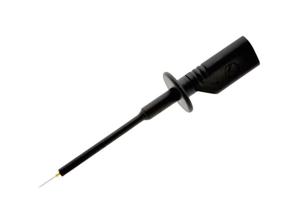 Hirschmann Test & Measurement PRUEF 1610 FT Au sw Sikkerhedstestspids Stikforbindelse 2 mm CAT II 1000 V Sort 1 stk