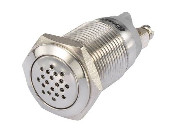 TRU COMPONENTS 1231433 Hälytys Melutaso: 85 dB Jännite: 12 V Intervalliääni 1 kpl