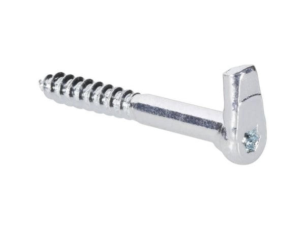 Toolcraft 890692, Skru, Galvanisert stål, Krokhode, 5 cm, 10 stykker