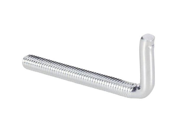 Toolcraft 890691, Skru, Galvanisert stål, M6, Krokhode, 60 mm, 10 stykker