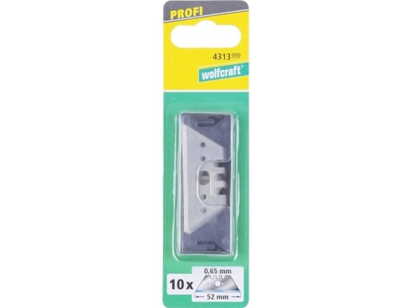 wolfcraft GmbH 4313000, 10 stk, 18,7 mm, 0,65 mm, 52 mm