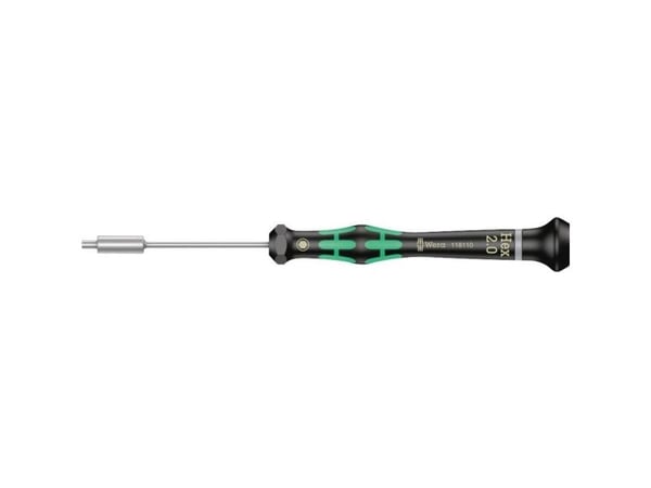 Wera 2069, Svart, Grønn, 1 stykker, 2 mm, 9,7 cm, 6 cm, 157 mm