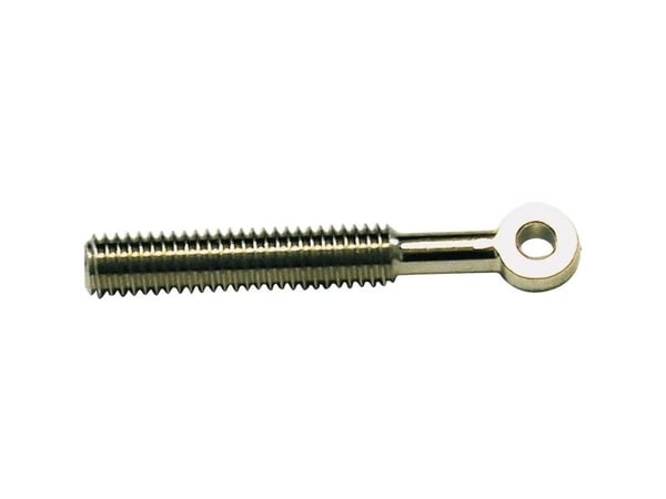 Modelcraft 10258/AS-M3 messing øyebolt med utvendig gjenger M3 23 mm 4 stk