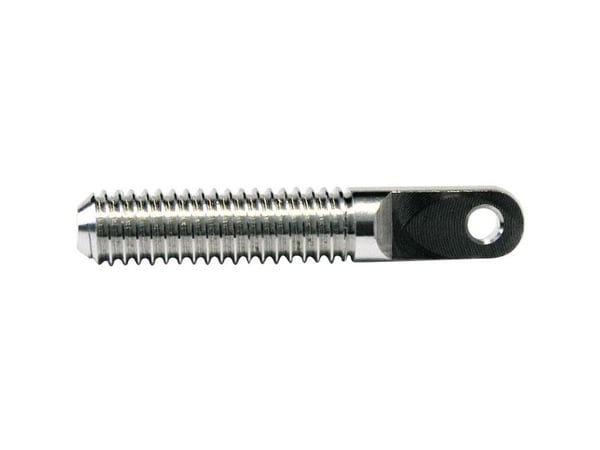 Modelcraft 11590/RA-40 aluminium øyebolt med utvendig gjenge M4 23 mm (4 stk)