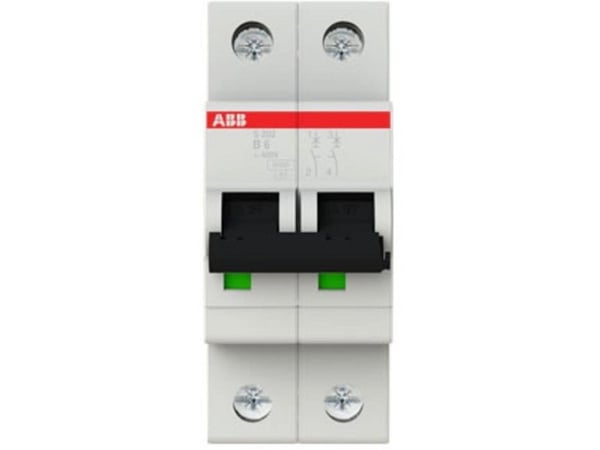 ABB S202-B6, Dvärgbrytare, Typ B, 10000 A, IP20