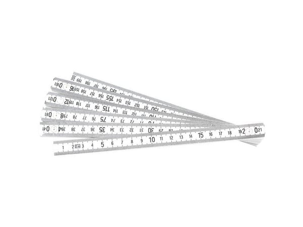 Brüder Mannesmann tommestokk M 810-PVC-2 Målestokk 2 m Plast