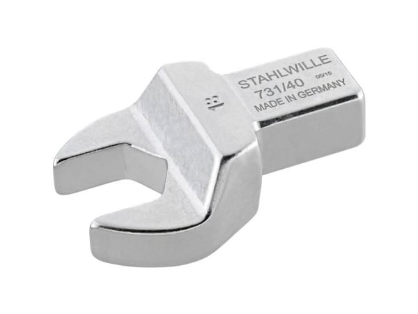STAHLWILLE 731/40 19, Torque wrench end fitting, Krom, 19 mm, 1 stykker