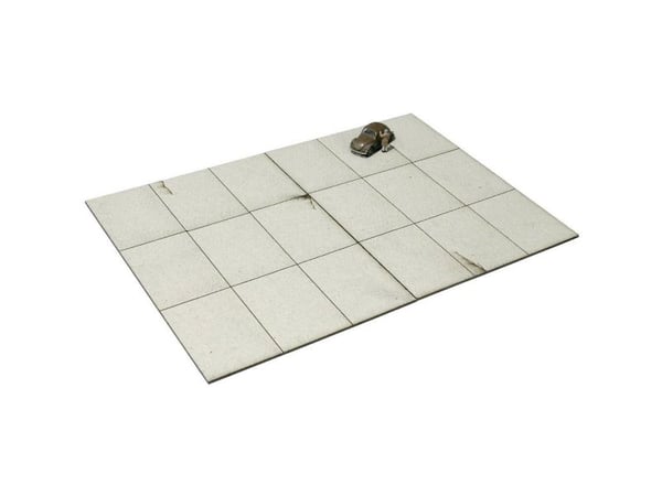 MBZ 80202 H0-betonilaatta Lasercut - betonilaatta