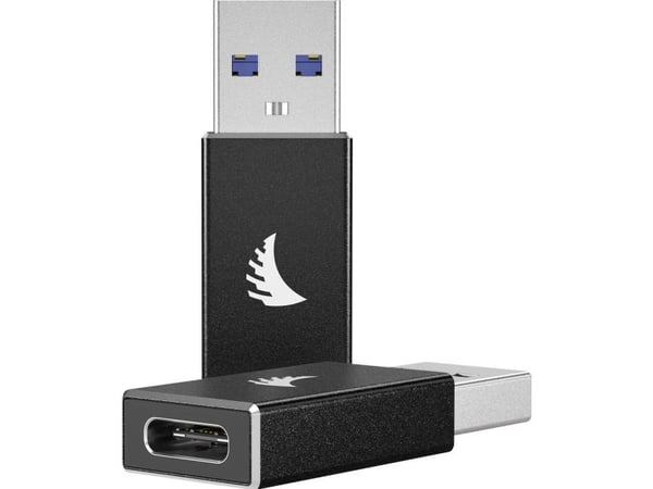 Angelbird Technologies USB-A-C, USB Type-A, USB Type-C, Hanstik, Sort, CE, RoHS, FCC, UKCA, REACH, 10 Gbit/sek., 10 Gbit/sek.