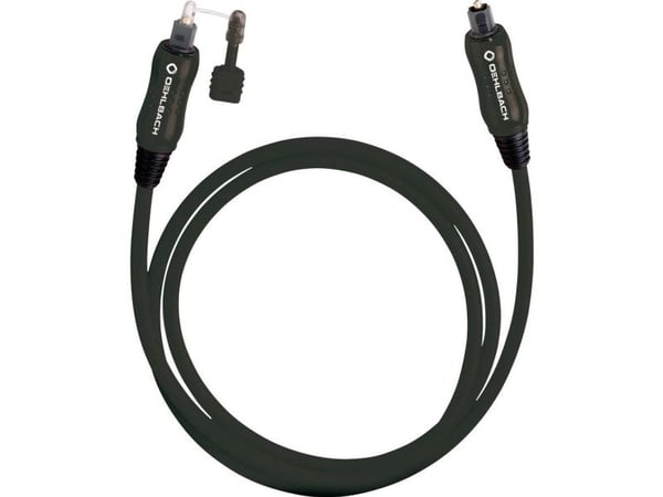 Oehlbach Opto Star 200 - Digital audiokabel (optisk) - TOSLINK hann til stereominijakk / TOSLINK hann - 2 m - svart