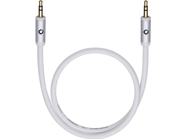 OEHLBACH i-Connect J-35 300, 3 m, 3.5mm, 3.5mm, Svart, Sølv