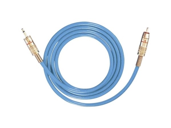 OEHLBACH 9058, 3.5mm, Hankjønn, RCA, Hankjønn, 5 m, Blå