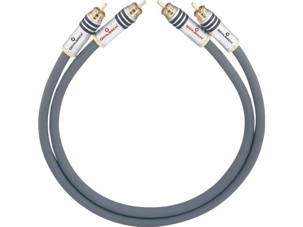 OEHLBACH NF 14 Master, 2 x RCA, Hankjønn, 2 x RCA, Hankjønn, 4 m, Antrasitt