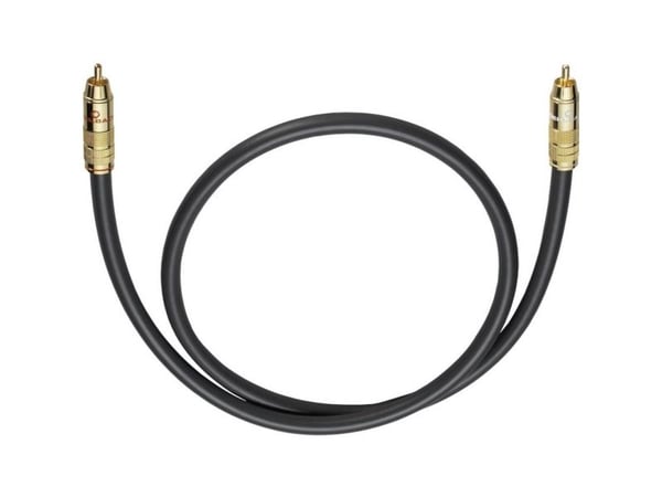 OEHLBACH NF 214 Sub 300, RCA, Hankjønn, RCA, Hankjønn, 3 m, Antrasitt, Sort