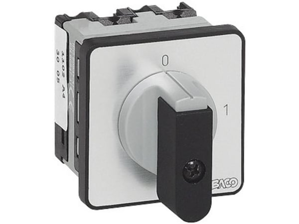 BACO NB02AQ1 Kuorman katkaisukytkin 16 A 1 x 90° Harmaa, musta 1 kpl 1 kpl