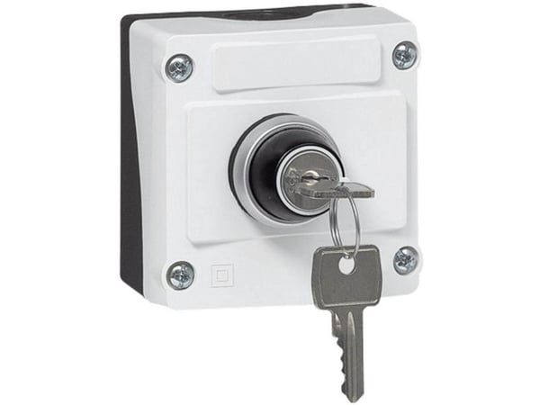 BACO 100516-BK LBX12610 Kaapissa oleva avainkytkin Musta, harmaa Avaimen vapautus 1 kpl