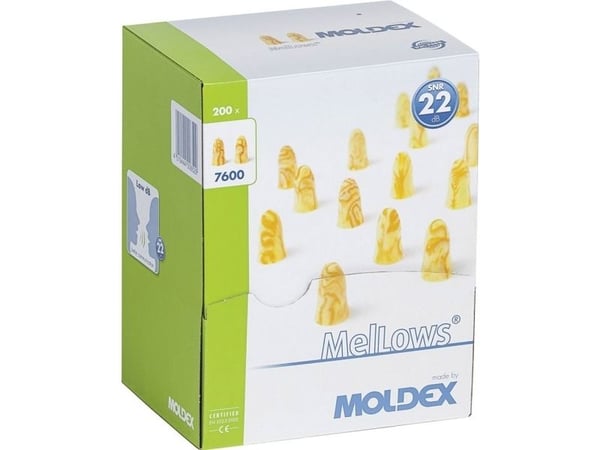 Moldex 760001 MelLows Ørepropper 22 dB Envejs 200 pair