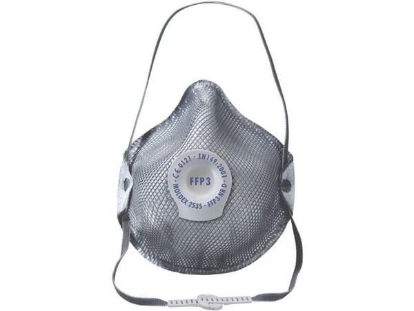 Moldex 253501 Hienopölynaamari venttiilillä FFP3 D 10 kpl