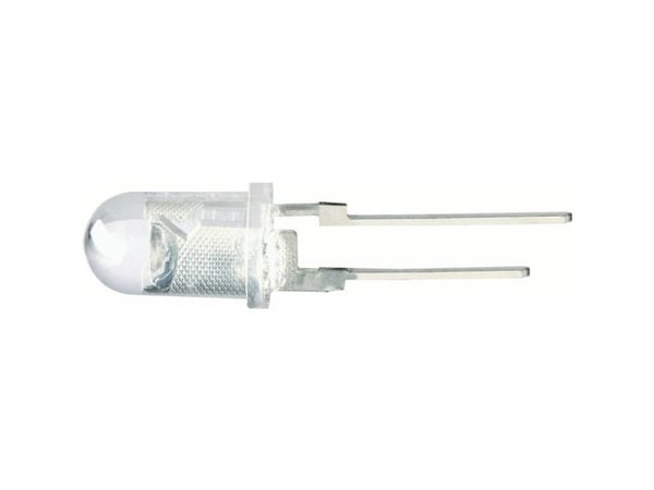 Thomsen LED-5-14000W/75° LED johdoilla Valkoinen Pyöreä 5 mm 14000 mcd 75 ° 100 mA 3,5 V