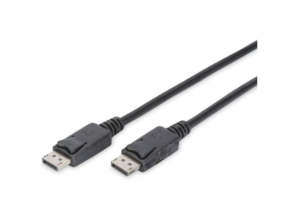 DIGITUS - DisplayPort-kabel - DisplayPort (hann) til DisplayPort (hann) - DisplayPort 1.2 - 3 m - 4K-støtte - svart
